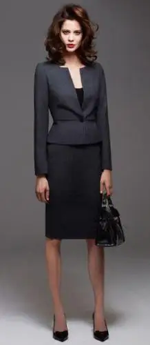 New Women Formal Suit Office Ladies Business Long Sleeve Blazer Work Skirt Suits B360