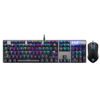 

CK888 Gaming Keyboard and Mouse Set with Rainbow Backlight for Desktop