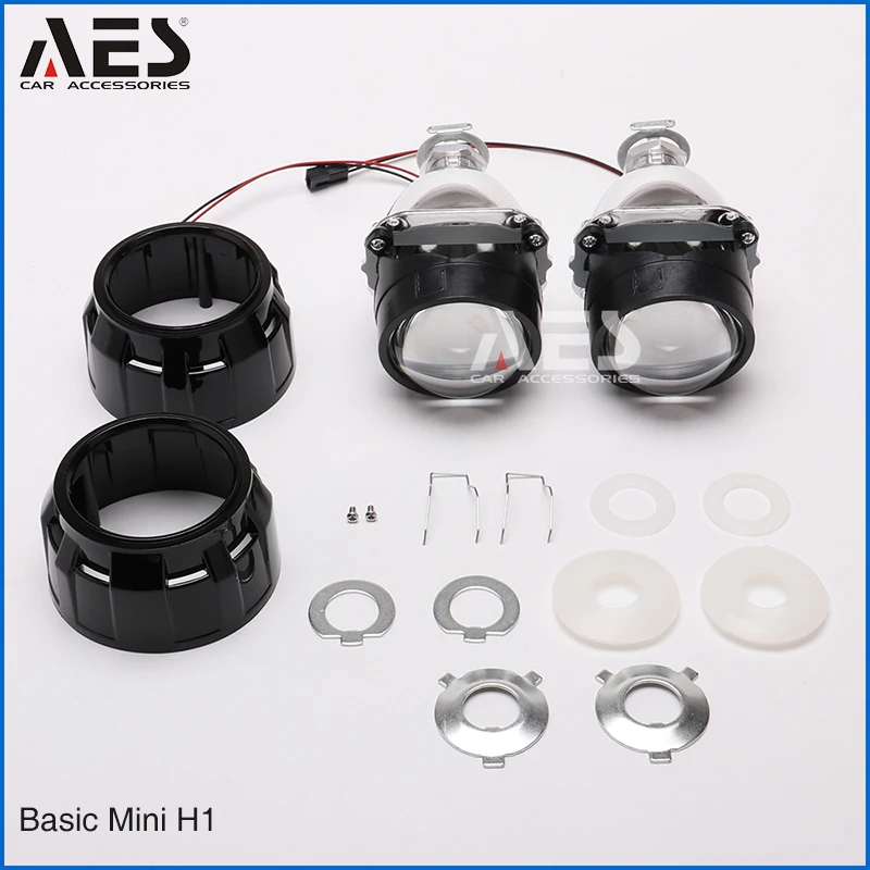 Биксеноновая линза для проектора AES 2 5 дюймовый базовый Мини H1 HID с мини