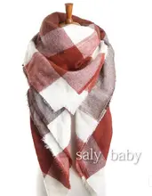 New design Women Oversized blanket multi colors Plaids font b Tartan b font Scarf Wraps Shawl