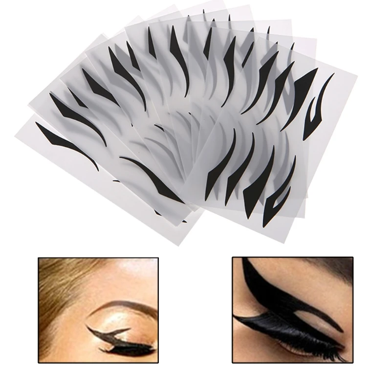 40 Pairs Fashion Invisible Cat Style Double Eyelid Sticker Tape