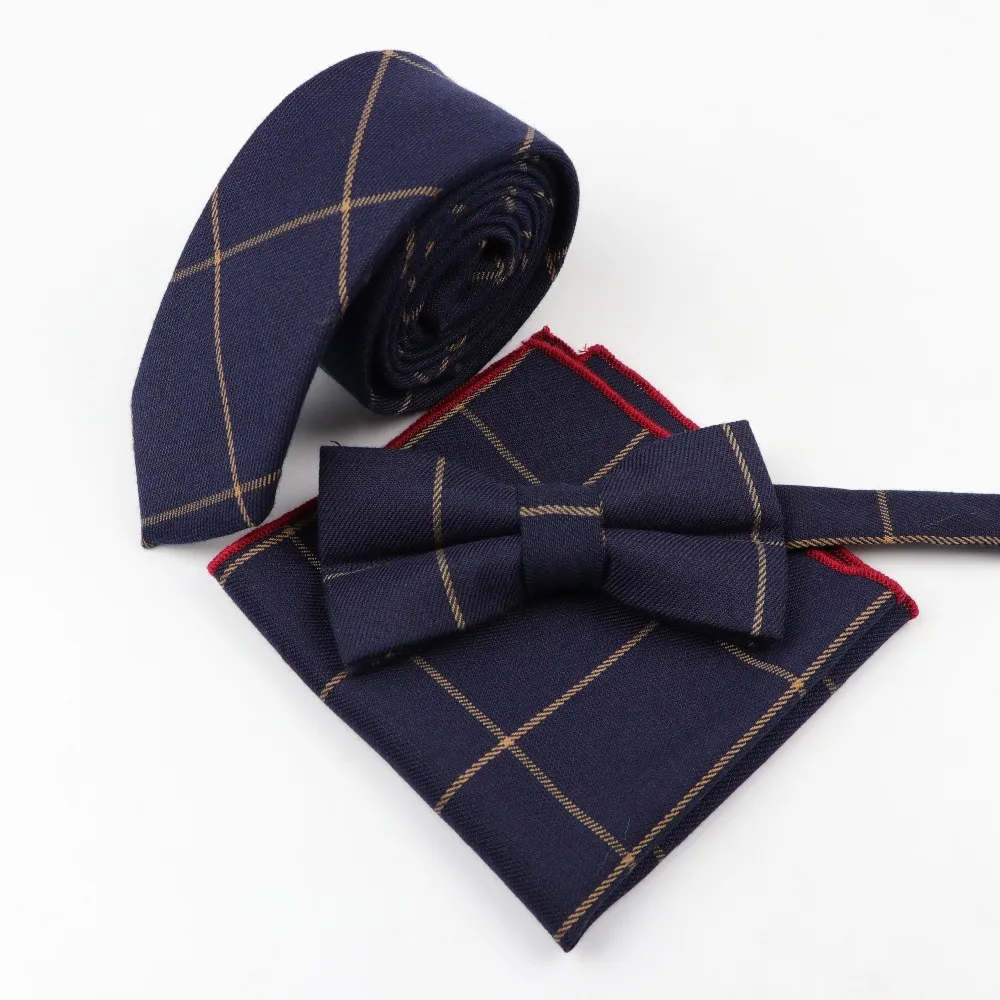 

Mens Designer Fabric Of Business Suit Striped Skinny Pocket Square Handkerchief Butterfly Bow Tie Ties Set Lots