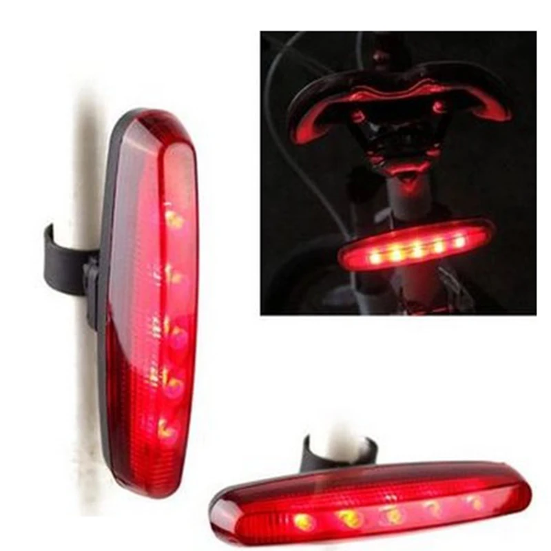 Top New High Power 5 LED 3 Mode Cycling Bicycle Tail Light Bike Caution Safety Rear Tail Lamp Light SM013 0 Top New High Power 5 LED 3 Mode Cycling Bicycle Tail Light Bike Caution Safety Rear Tail Lamp Light SM013 0