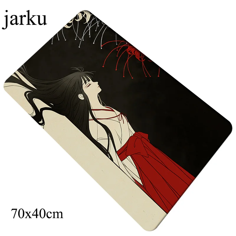 Коврик для мыши inuyasha, подарок геймера, 700x400x2 мм, коврик для мыши, игровой коврик для мыши, большой коврик для мыши, стол для компьютера, коврики для мыши