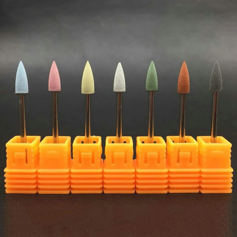 

Rolabling Rubber Nail Drill Bit Milling Cutters for Manicure Silicone Polishing Buffer Files Electric Manicure Machine