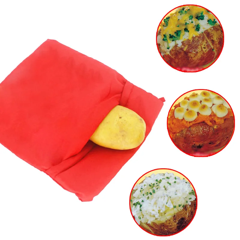 

Potato Corns Bread Microwave Cooker Bag Washable Baked Cooking Roast Gadget