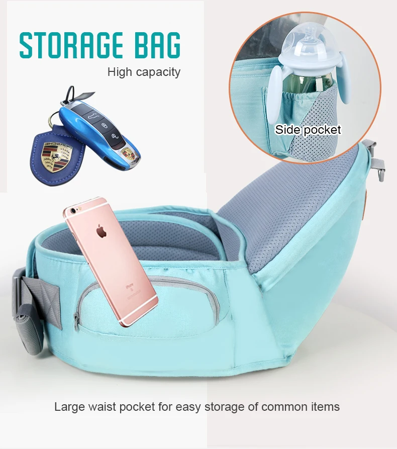 Ainomi Porte Bebe Ergonomique Sac A Dos Pour Nouveau Ne Prevention Des Jambes De Type O Echarpe Kangourou Aliexpress
