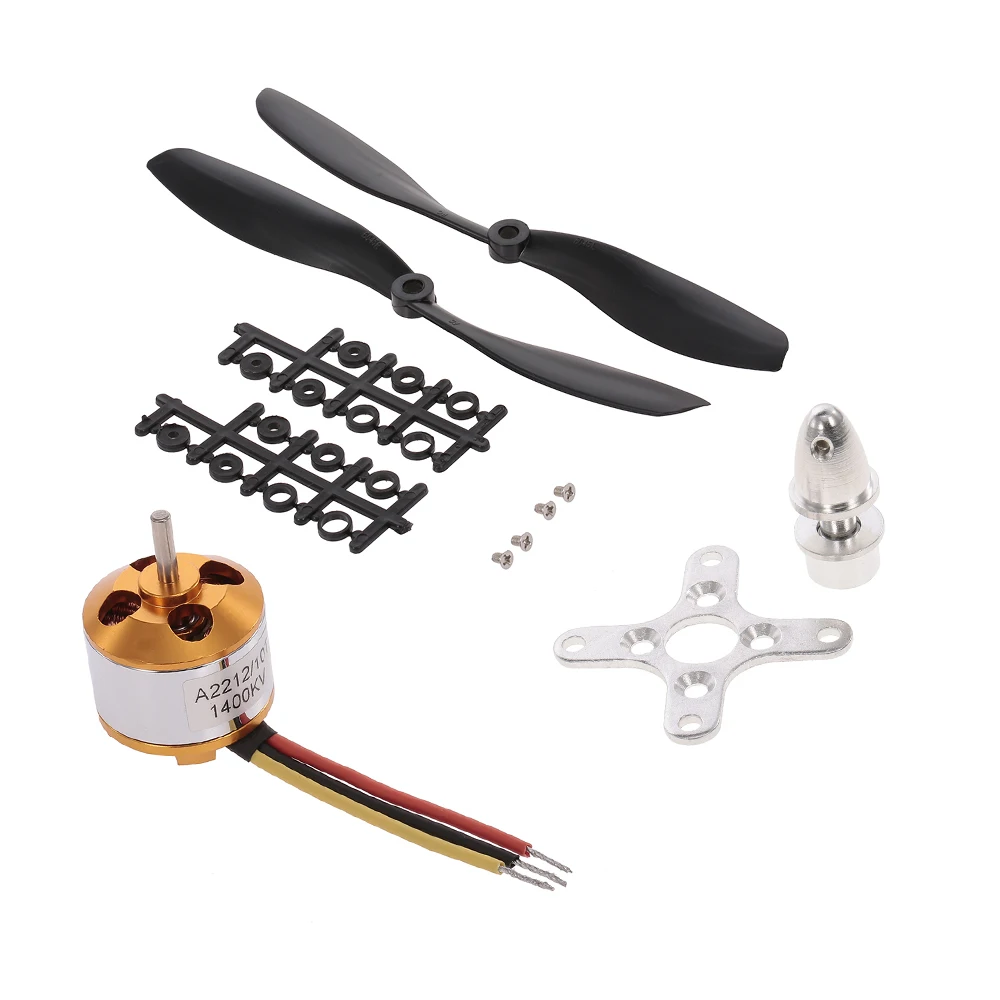 

Drone A2212 1400KV Brushless Motor Pair 8045 Propeller for F450 S500 RC Quadcopter