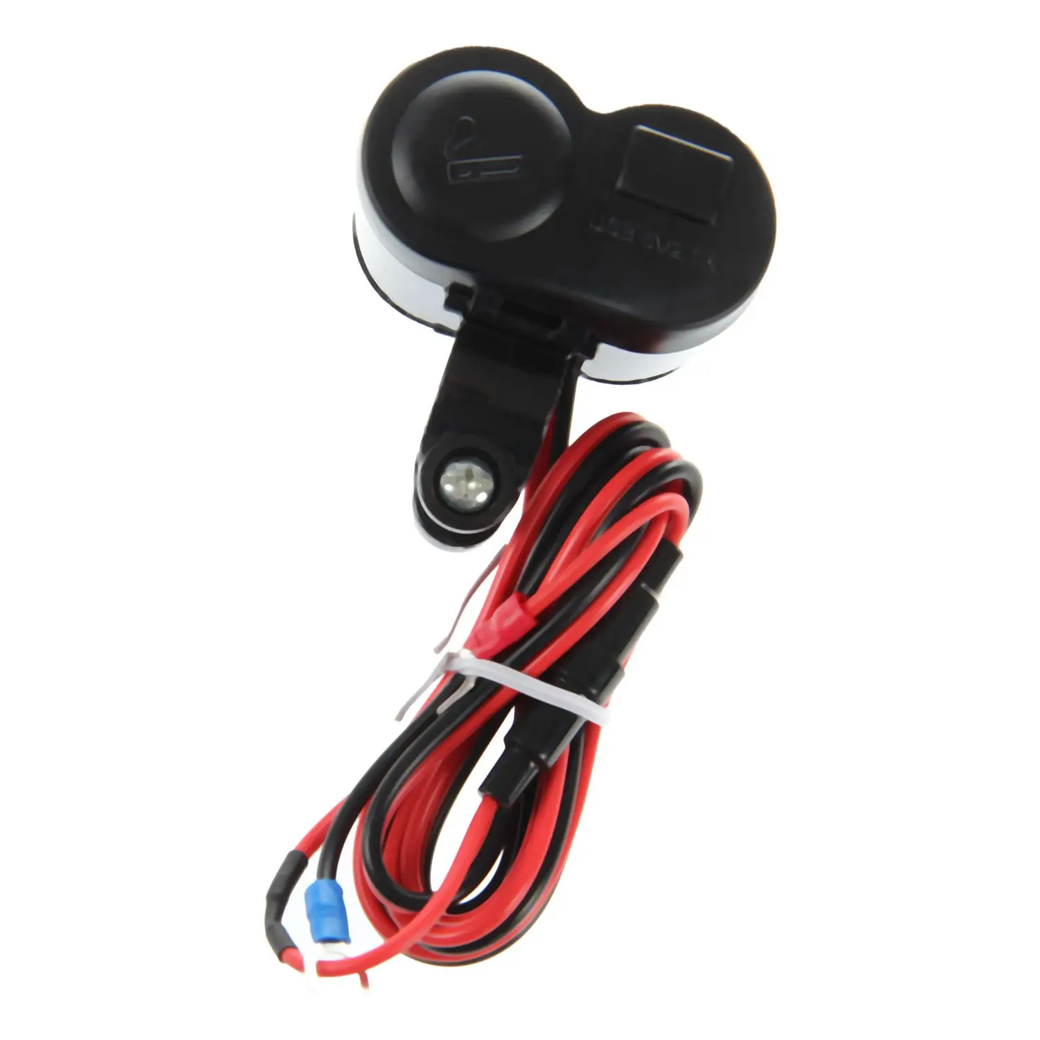 AUTO-Motorrad USB Power Versorgung Port Zigarette Leichter Buchse Ladegerät für Handy GPS MP3