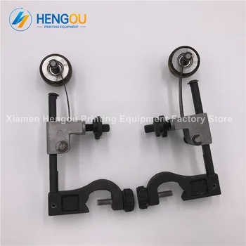 

1 Pair Komoriw01 Free Shipping wide 7.5cm Komori rubber wheel with seat frame Komori printing part
