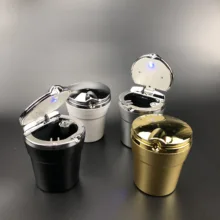 Автомобильная пепельница с светодиодный синим светом для Mitsubishi ASX Outlander Lancer Colt Evolution Pajero Eclipse Cross Grandis Zinger