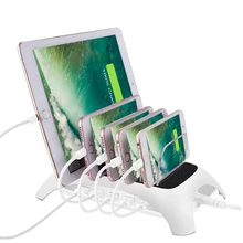 INGMAYA 5 портов USB зарядное устройство 5V12A Настольный держатель для телефона зарядная станция для IPhone IPad samsung huawei Mi Oneplus подставка адаптер