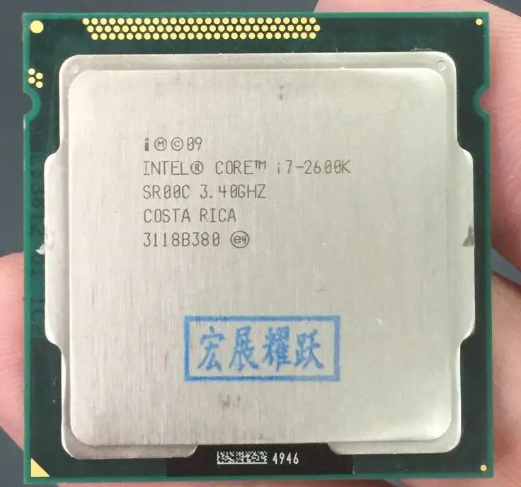 Процессор Intel Core i7 2600k 2600K (кэш память 8 Мб 3 40 ГГц) четырехъядерный процессор LGA 1155 100%