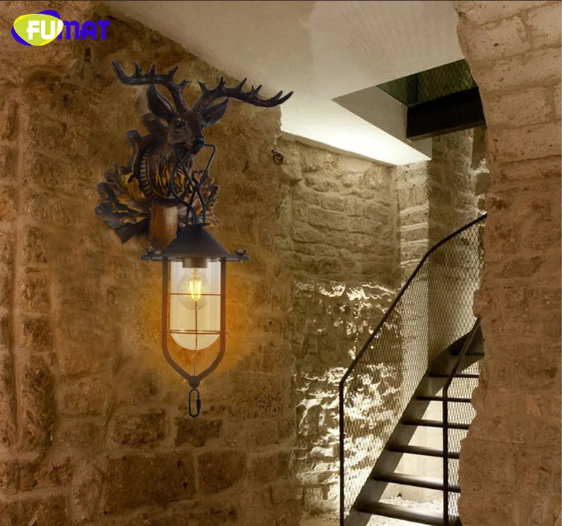 Deer Head Wall Lamp 13