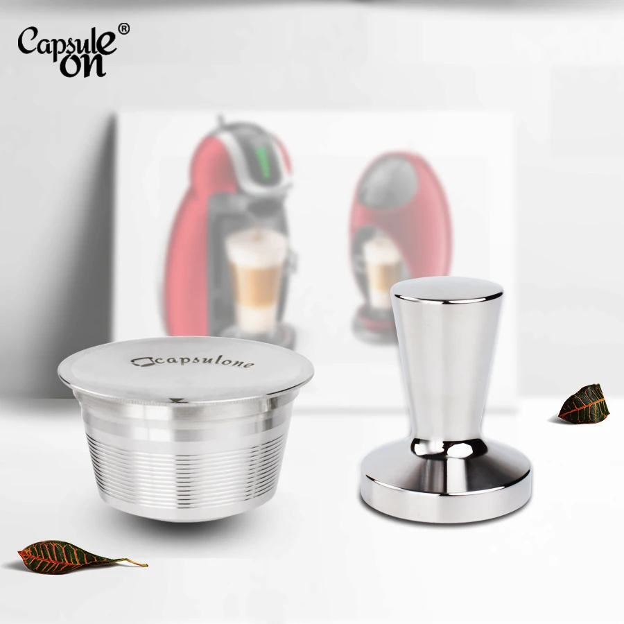  Capsulone/STAINLESS STEEL Metal dolce gusto Machine Compatible Refillable Reusable/gift Nescafe Dol