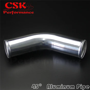 

45 Degree 63mm 2.5" inch Aluminum Intercooler Intake Pipe Piping Tube hose