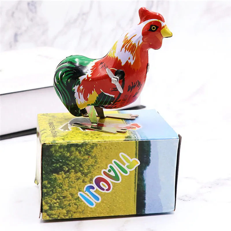 New Arrival Classics Wind-Up Chicken Cock Pecking Tin Toys For Children Mechanical Toy For Kids Collection New Arrival Classics Wind-Up Chicken Cock Pecking Tin Toys For Children Mechanical Toy For Kids Collection