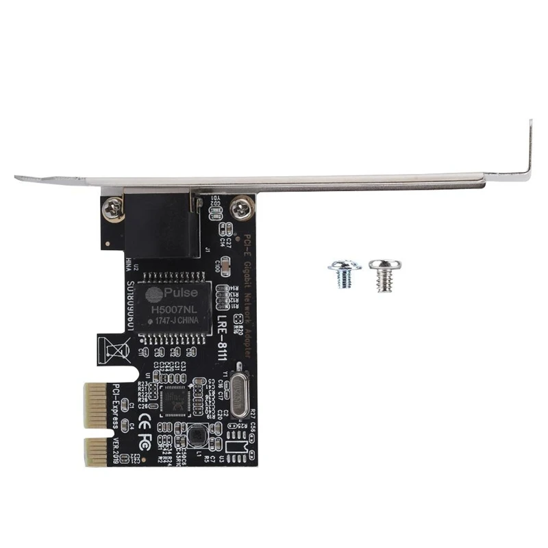 Rtl8111G Pcie Gigabit Ethernet Pci-Express внутренний сетевой адаптер Rj45 совместимый Pci-E X1/X4/X8/X16 для настольного сервера