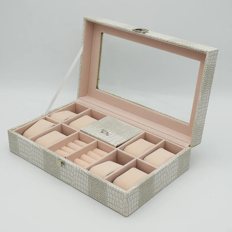 leather women gift box beige