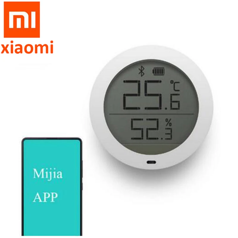

Xiaomi Mijia LCD Screen Bluetooth Thermometer Humidity Monitor Smart Sensor Digital Hygrothermograph Hygrometer Moisture Meter