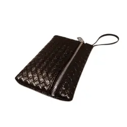 Женская мода Черный Искусственная кожа тиснение клатч вечерняя сумочка; BS010 кошелек