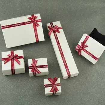 

Women Jewelry Gift Packing Box Ring Earrings Bracelet Necklace Organizer Holder hot