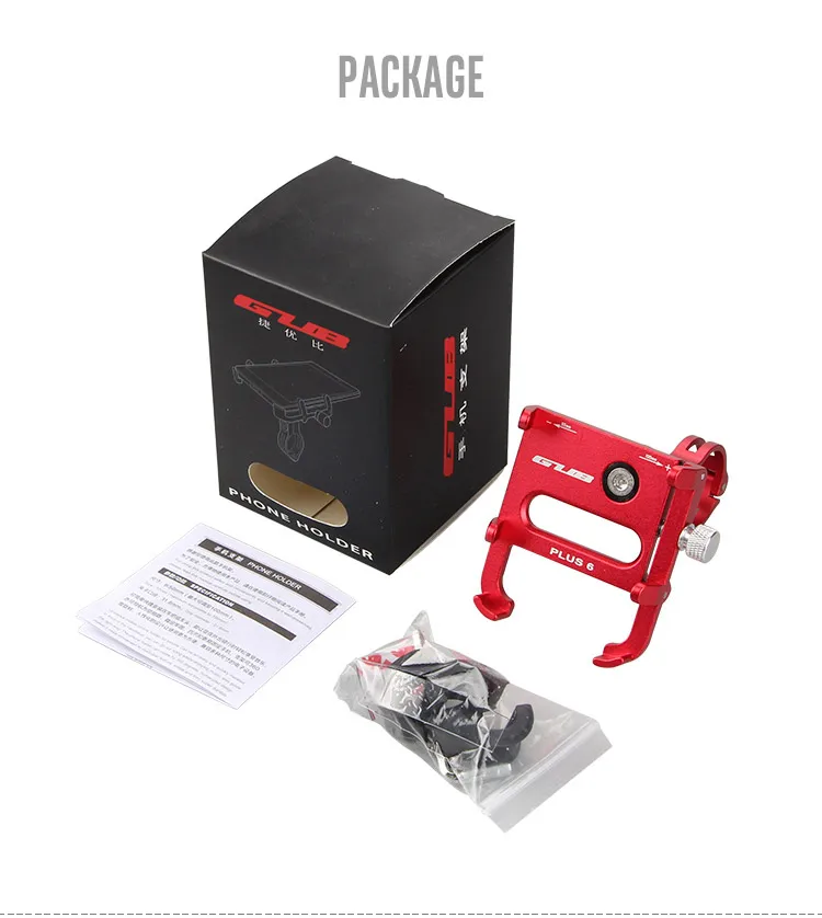 GUB 7 Colors Bicycle Phone Holder 360 Degree Rotation Aluminium MTB Bike Smartphone Stand Handlebar Mount Stand bbq tools