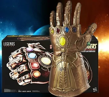 

Avengers Thanos Infinity Gauntlet Infinity War Gloves Superhero Thanos Action Figure PVC New Collection Figure Toy