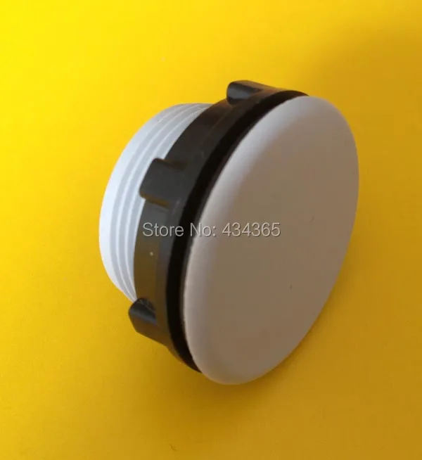 

Free shipping 5pcs 30mm mount hole grey/Black plastic push button switch panel plug cap