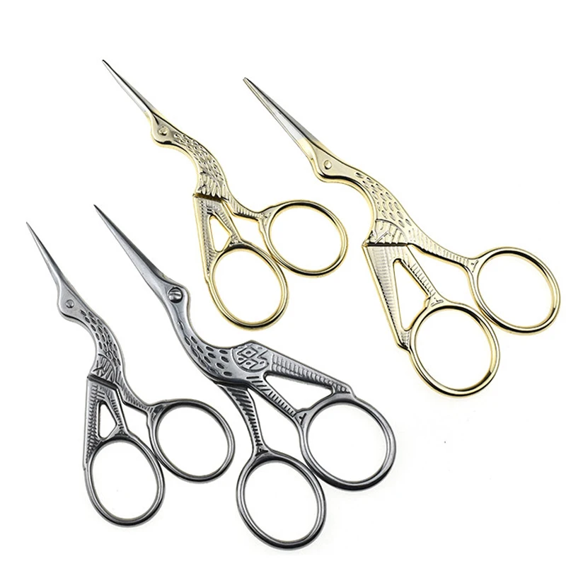 

Tailor Scissor Cross Stitch European Vintage Craft Gold Sewing Handicraft DIY Home Tool Office Paper-cut Scissors Sharp Shears