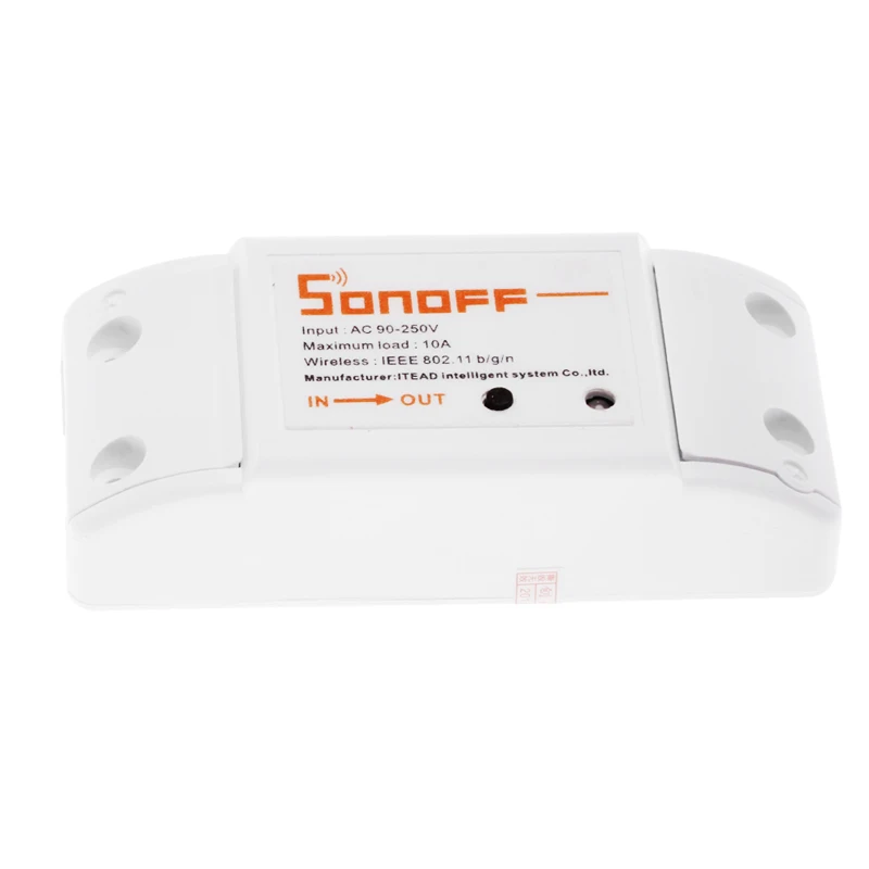 

ITEAD WiFi Wireless Smart Switch Module ABS Shell Socket For DIY Home #0406