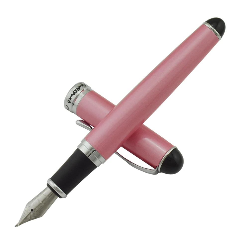Jinhao X750 Металл каллиграфия изогнутое перо авторучка свежий цвет с серебряным зажимом для офиса Бизнес школы практики