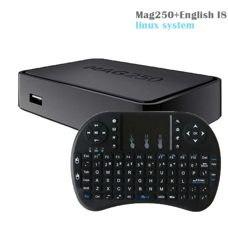 

Linux mag250 IPTV box mag 250Set Top Box support Wifi usb connector, Cable Not include IPTV account