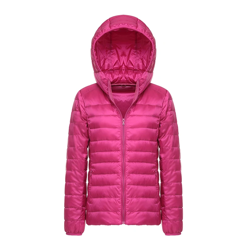 New Brand 90% White Duck Down Jacket Women Autumn Winter Warm Coat Lady Ultralight Duck Down Jacket Female Windproof Parka