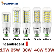 110V 220V 240V светодиодный кукурузный светильник E27 SMD5730 светодиодный лампада светодиодный лампы 24/36/48/56/69/81/89 светодиодный s люстра светильник s падение zk30