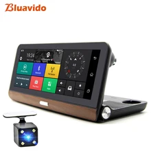 Bluavido 8 pollici 4G Android Dell’automobile del Precipitare della Macchina Fotografica di GPS di Navigazione ADAS FHD 1080 P cruscotto car video recorder Notte vsion Monitor Remoto