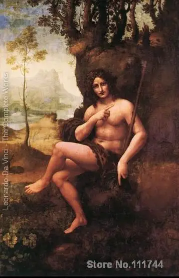 Продажа искусства онлайн св. Джон в дикой природе (Bacchus) 15 Леонардо да Винчи самые
