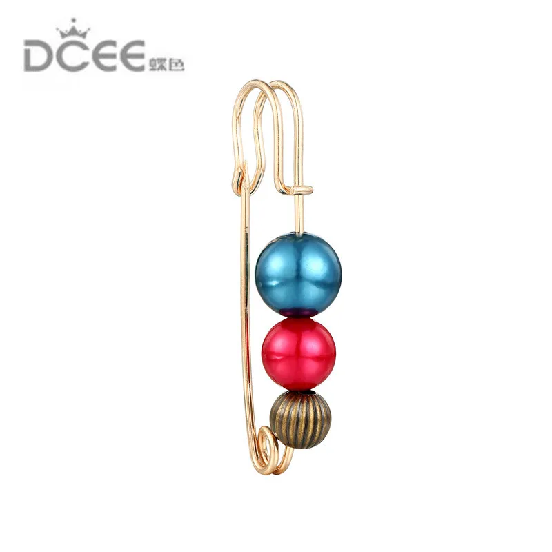 Vintage pearl Brooch Pin Dress Rhinestone Decoration Buckle Jewelry Brooches For Men Women Broche Hijab Pins Accessories Gift | Украшения и