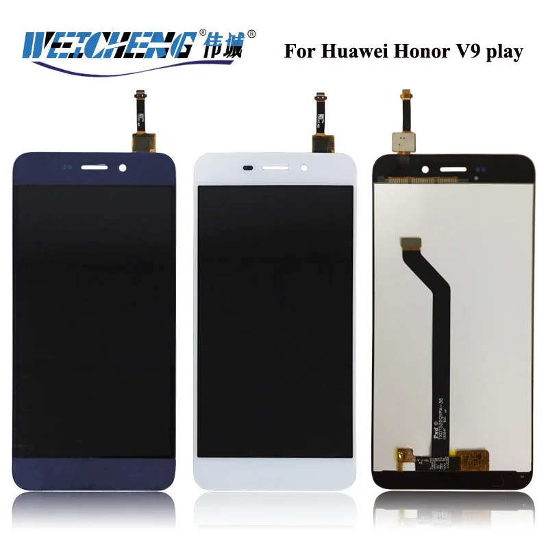 ЖК-экран для Huawei Honor V9 Play Дисплей Lcd с сенсорным Tscreen дигитайзер сборка запасные