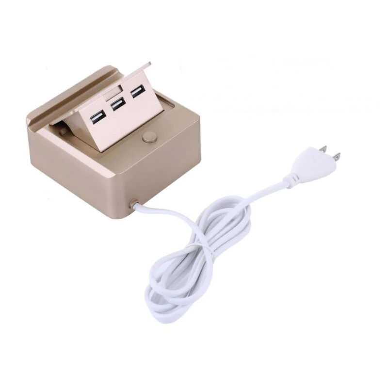 

New Universal 3 USB Ports Smart US /EU Plug Travel AC Power Adapter Socket Wall Charger For Cell Phone