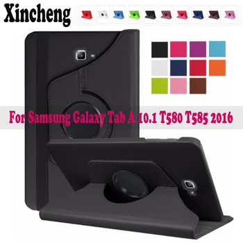 

360 Rotating PU Leather Case for Samsung Galaxy Tab A 10.1 T580 T585 2016 Stand Cover Case for Samsung Tab A6 10.1 T580N T580N
