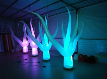 

Stage decoration beautiful led inflatable tree with opening branch for show 2.5 m H