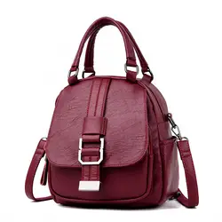 Многофункциональный женские кожаные рюкзаки женские путешествия Сумка Bookbag высокое качество Для женщин школьная сумка-рюкзак для девочек