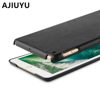 

AJIUYU Case Cowhide For iPad 9.7 inch New 2017 Genuine Leather Cases Cover For Apple New2017 iPad9.7 Tablet Protector Protective