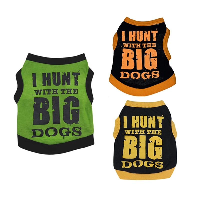 Hoomall Cool Dog Clothes Letters Printed Fashion Vest For Dogs Summer