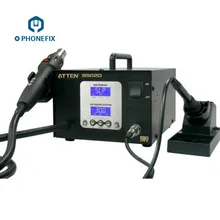 PHONEFIX AT8502D Интеллектуальный бессвинцовый паяльник для мобильного телефона, паяльник для ремонта горячего воздуха, паяльная станция для инструмент для ремонта материнской платы