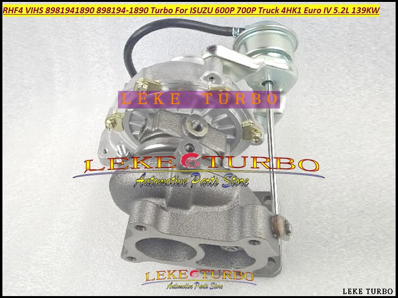 RHF4 VIHS 8981941890 turbine 898194-1890 Turbo Turbocharger For ISUZU 600P 700P Truck 4HK1 Euro IV 5.2L 139KW (4)