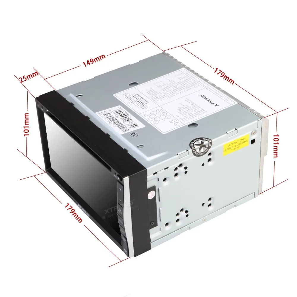 Автомагнитола XTRONS с сенсорным экраном 6 95 дюйма HD TFT GPS Навигатором DVD плеером