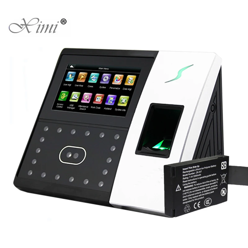 ZK IFACE702 Linux система контроля доступа лица и пальца TCP/IP отпечатков пальцев