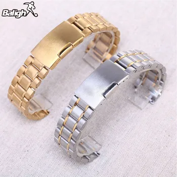 

2019 Fashion Stainless Steel Bracelet Watch Band Strap Stainless Stell Deployment Clasp Speed Master Wrist Women Band